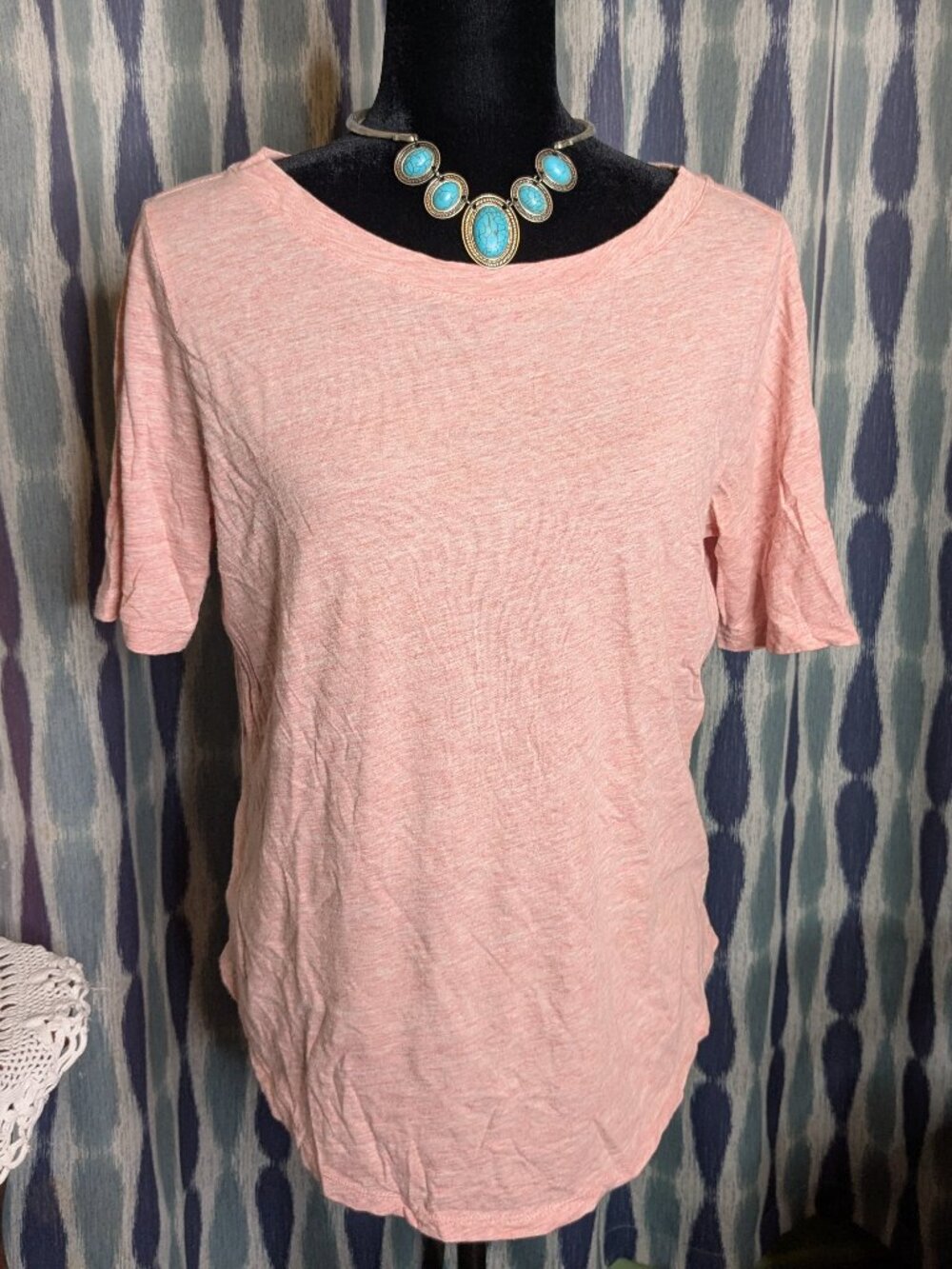 LOFT Vintage Soft Pink Short Sleeve Tee M